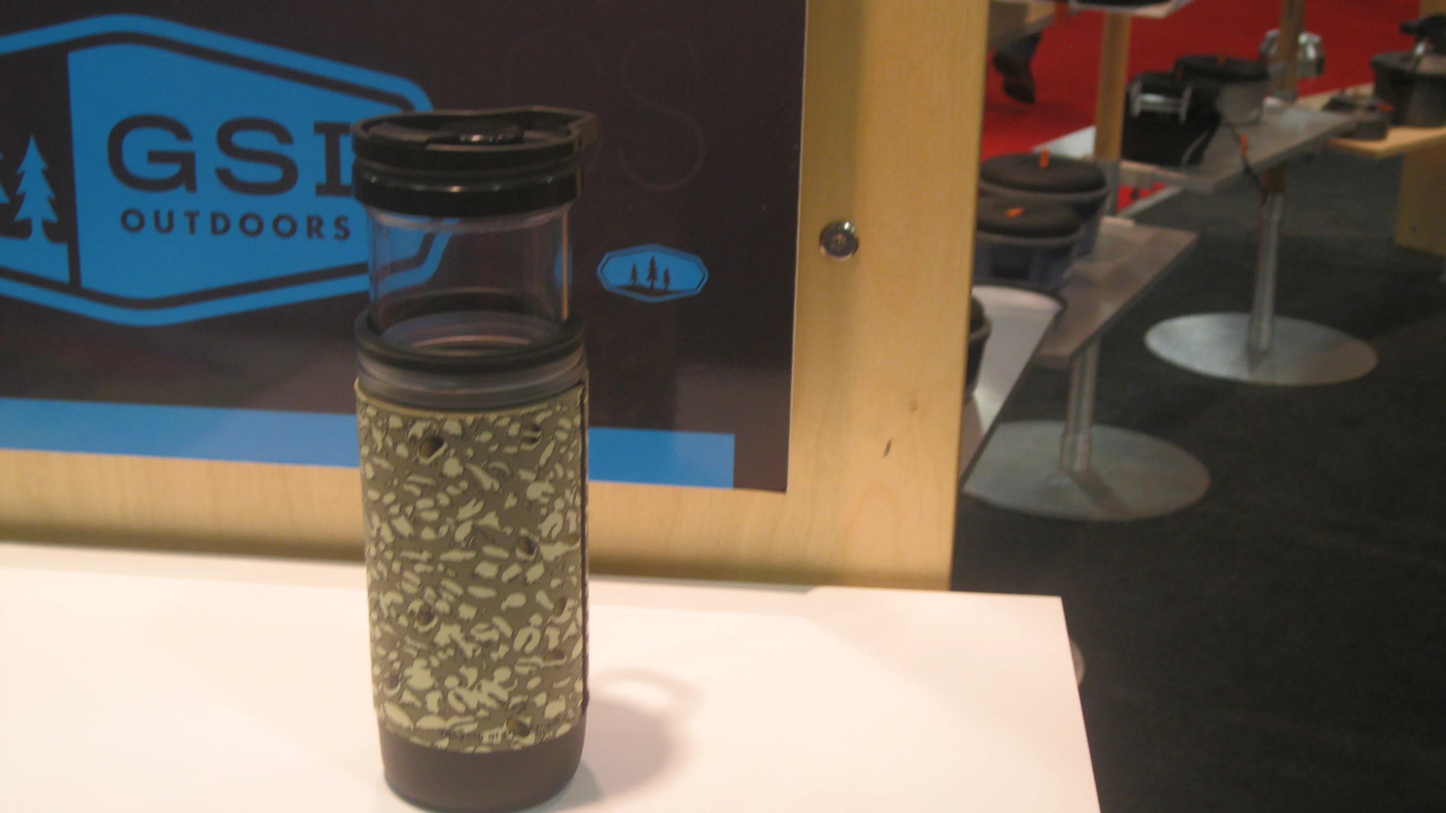The two-part design simultaneously brews and insulates coffee in your mug