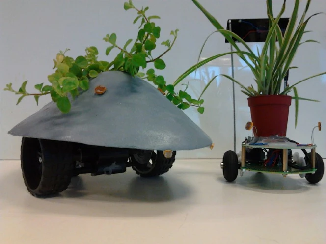 Verstraete placed a flesh eating plant in the PHD and designed the body a bit like a trilobite
