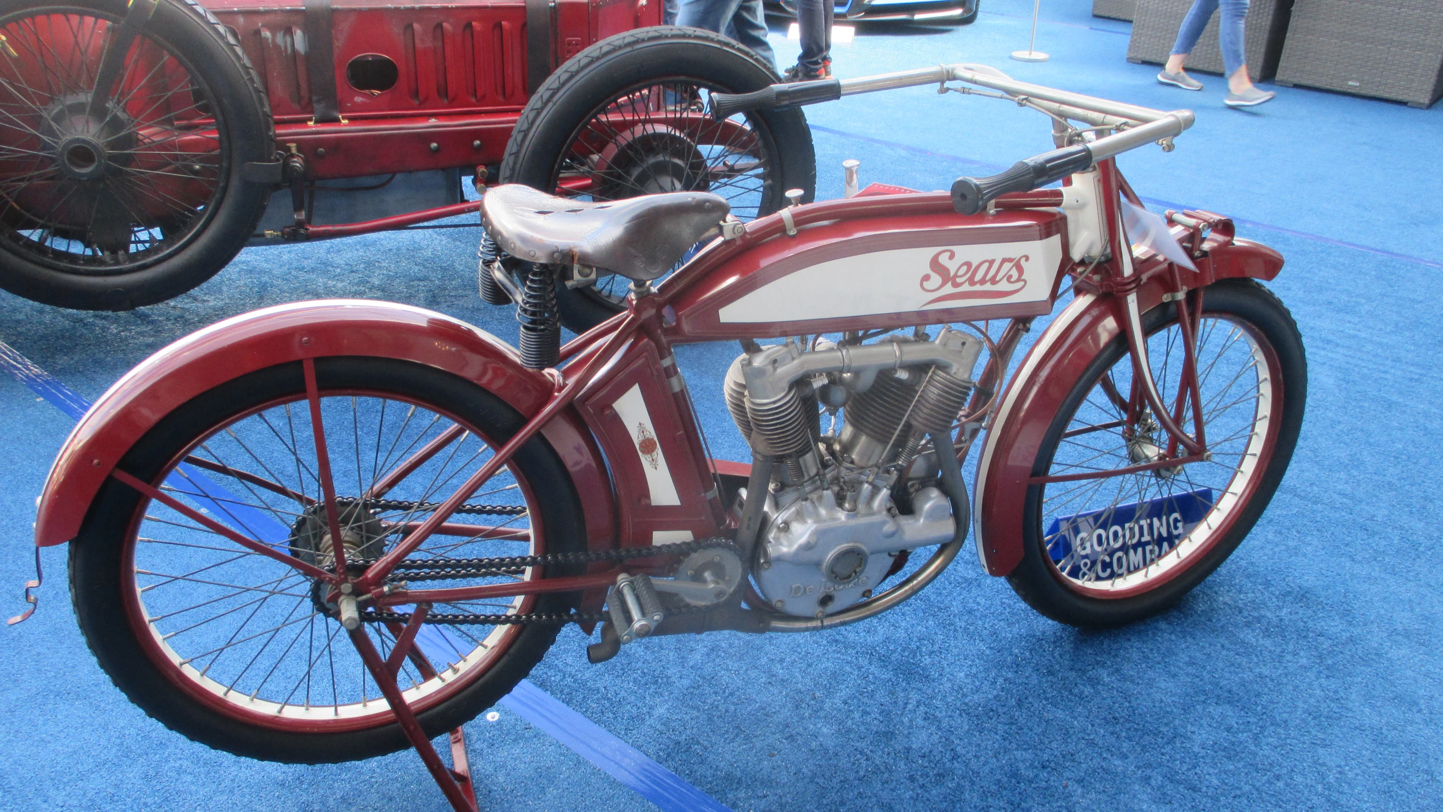Sold for $56,000 | 1912 Sears Dreadnaught V-Twin | Gooding & Co | Estimated price: $80,000 to $100,000 | Official Auction Page