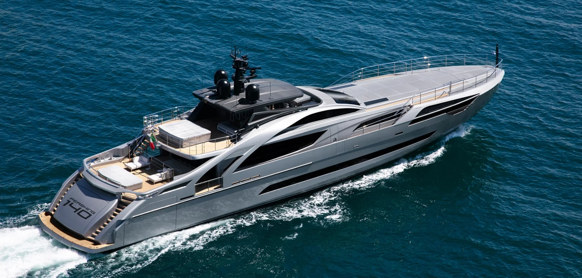 The new Pershing 140 is the brand’s new flagship yacht