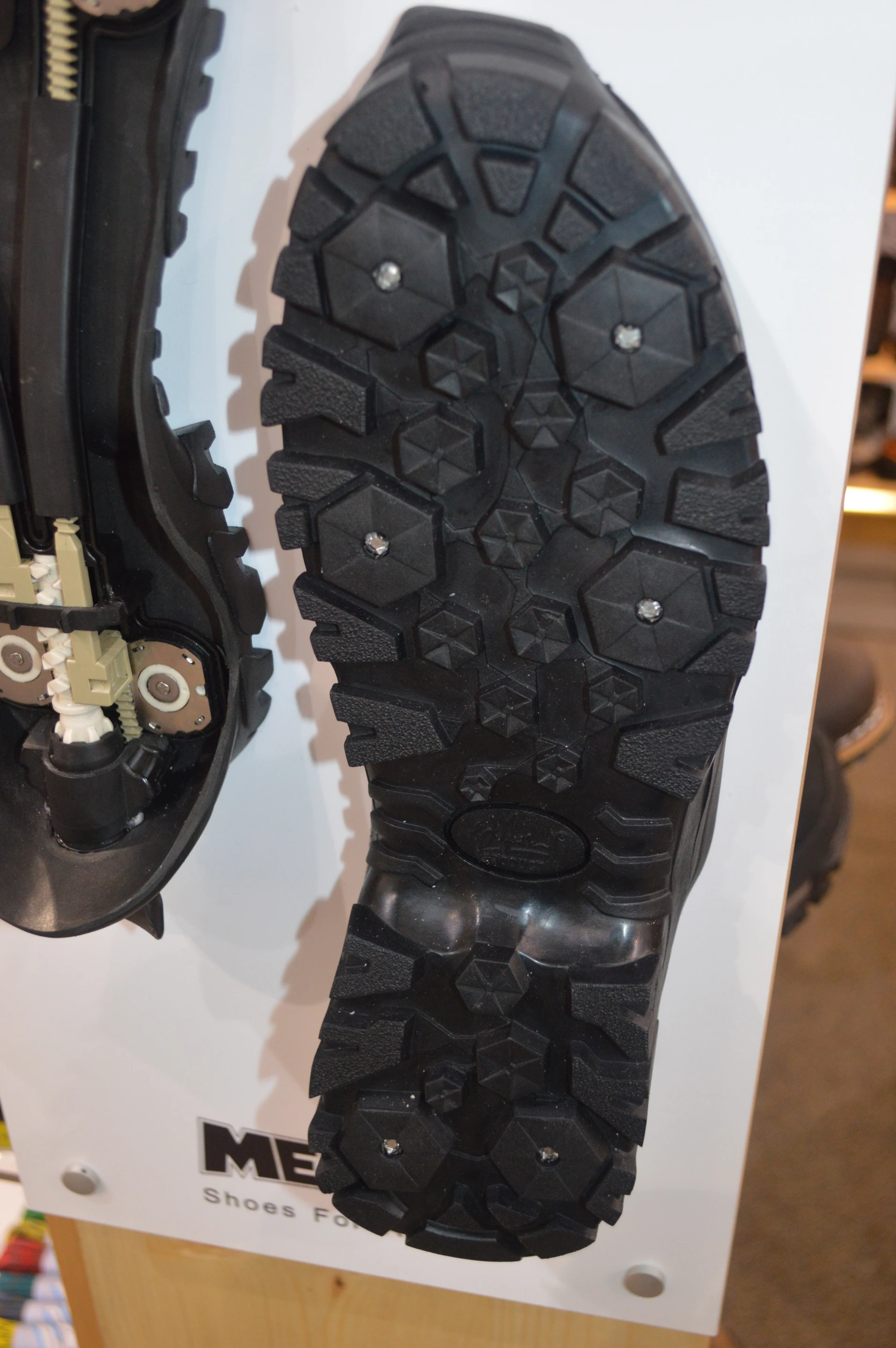 Spikes drawn back in