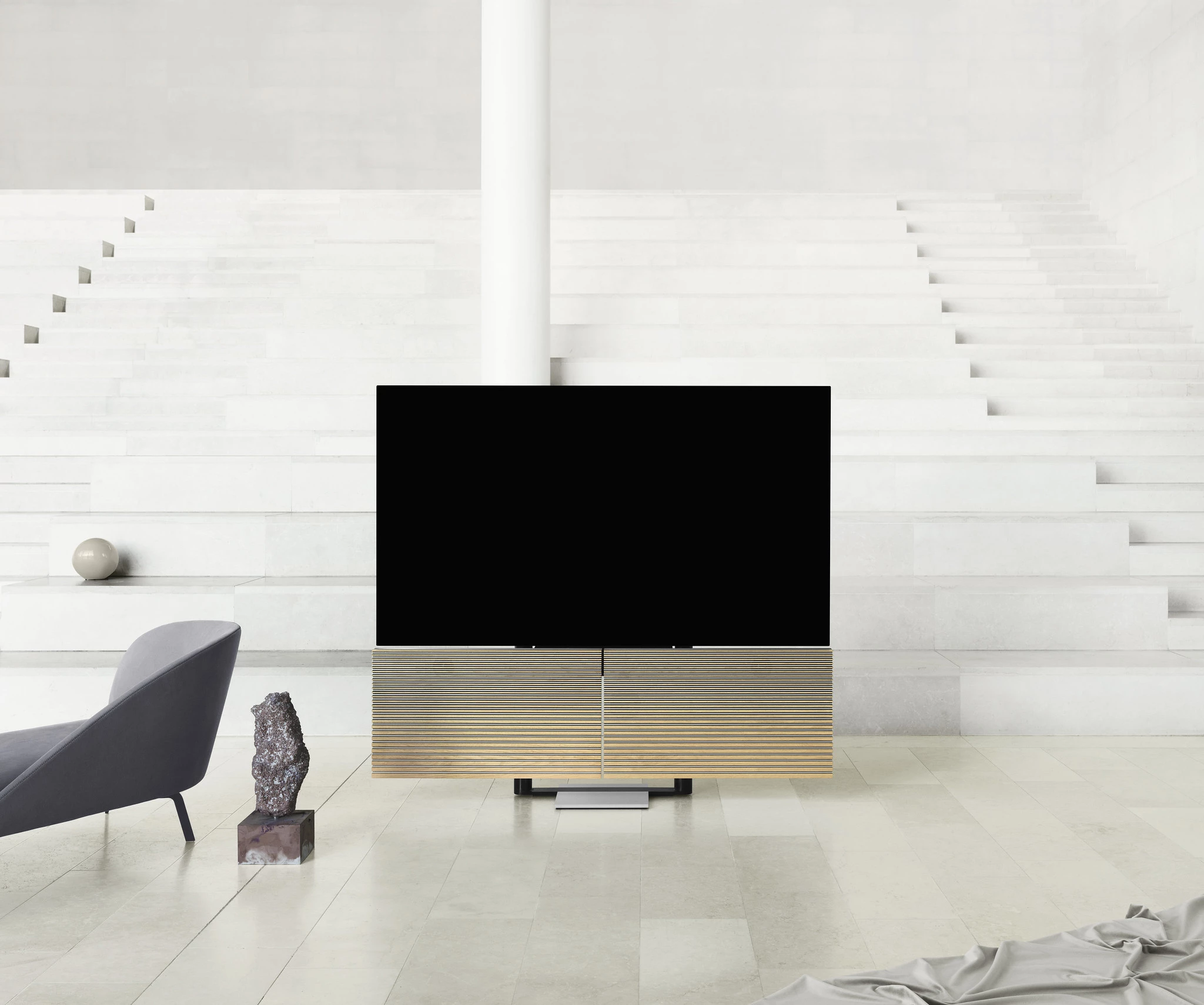 The spectacular Beovision Harmony is a transforming TV/audio setup