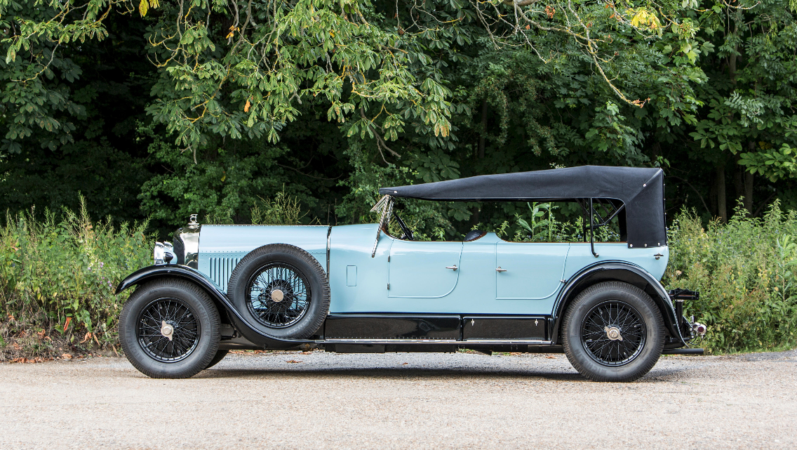 2018 Monterey Car Week Auction Report | 1928 Bentley 6½ Liter Open Sports Tourer | Sold for $1,655,000 | Estimate: from $2,000,000 to $3,000,000 | Auction: Bonhams | Lot 20 | Official Description