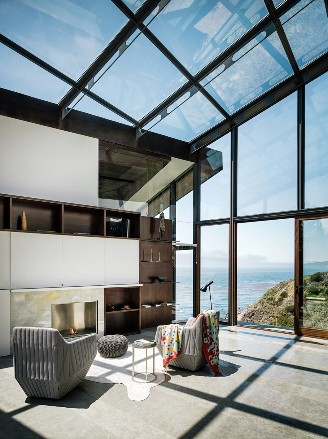 San-Franciscan firm Fougeron Architecture recently completed work on an unusual copper-clad home, dubbed Fall House (Photo: Joe Fletcher Photography)