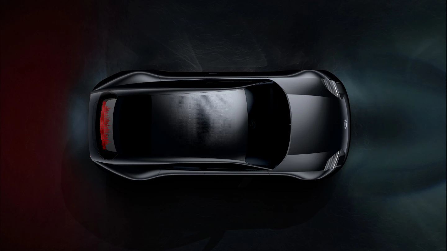 Pixelated lighting for the headlights, taillights and spoiler could mean animations galore