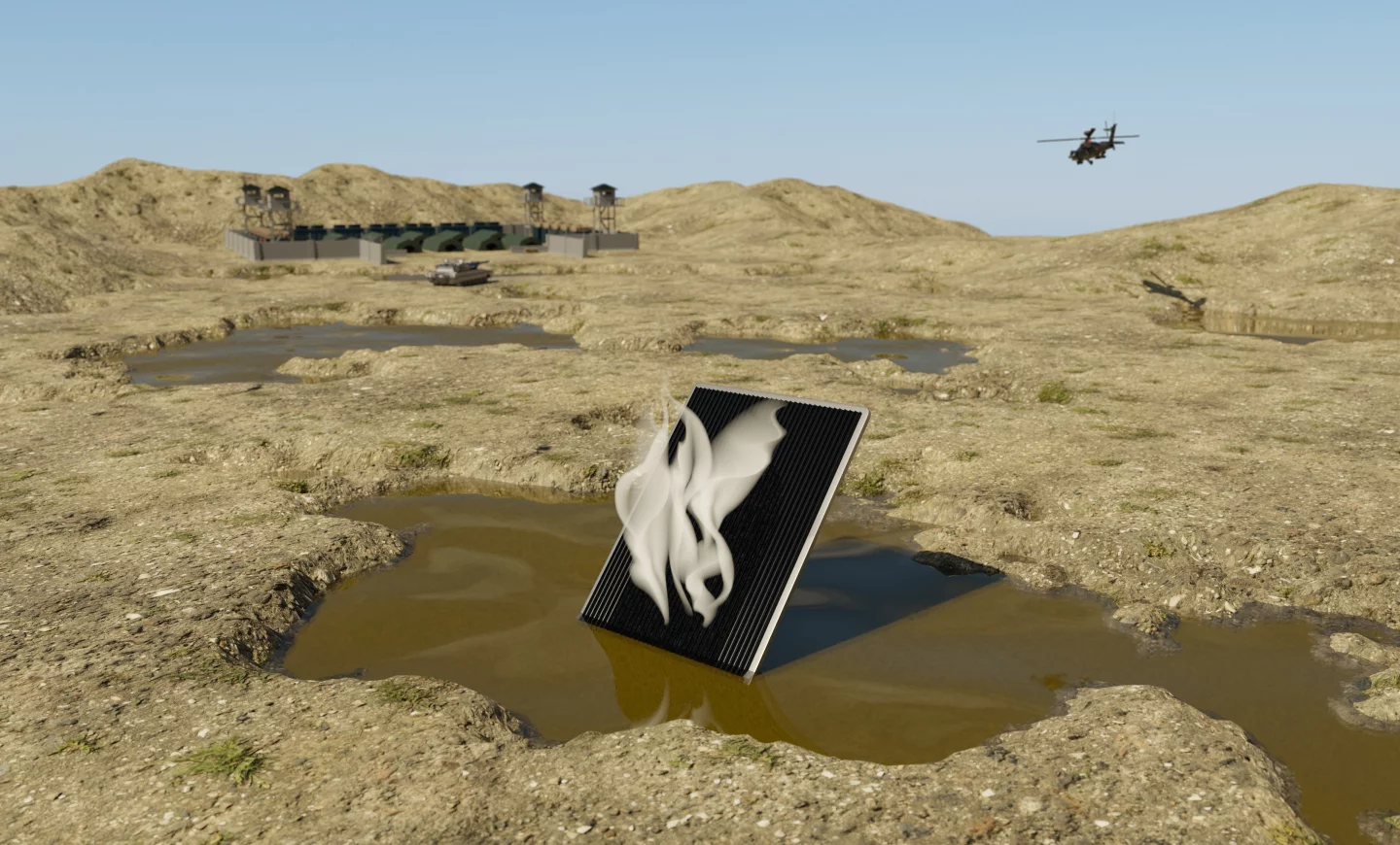 A treated aluminum panel developed by US Army and University of Rochester researchers can purify water with sunlight