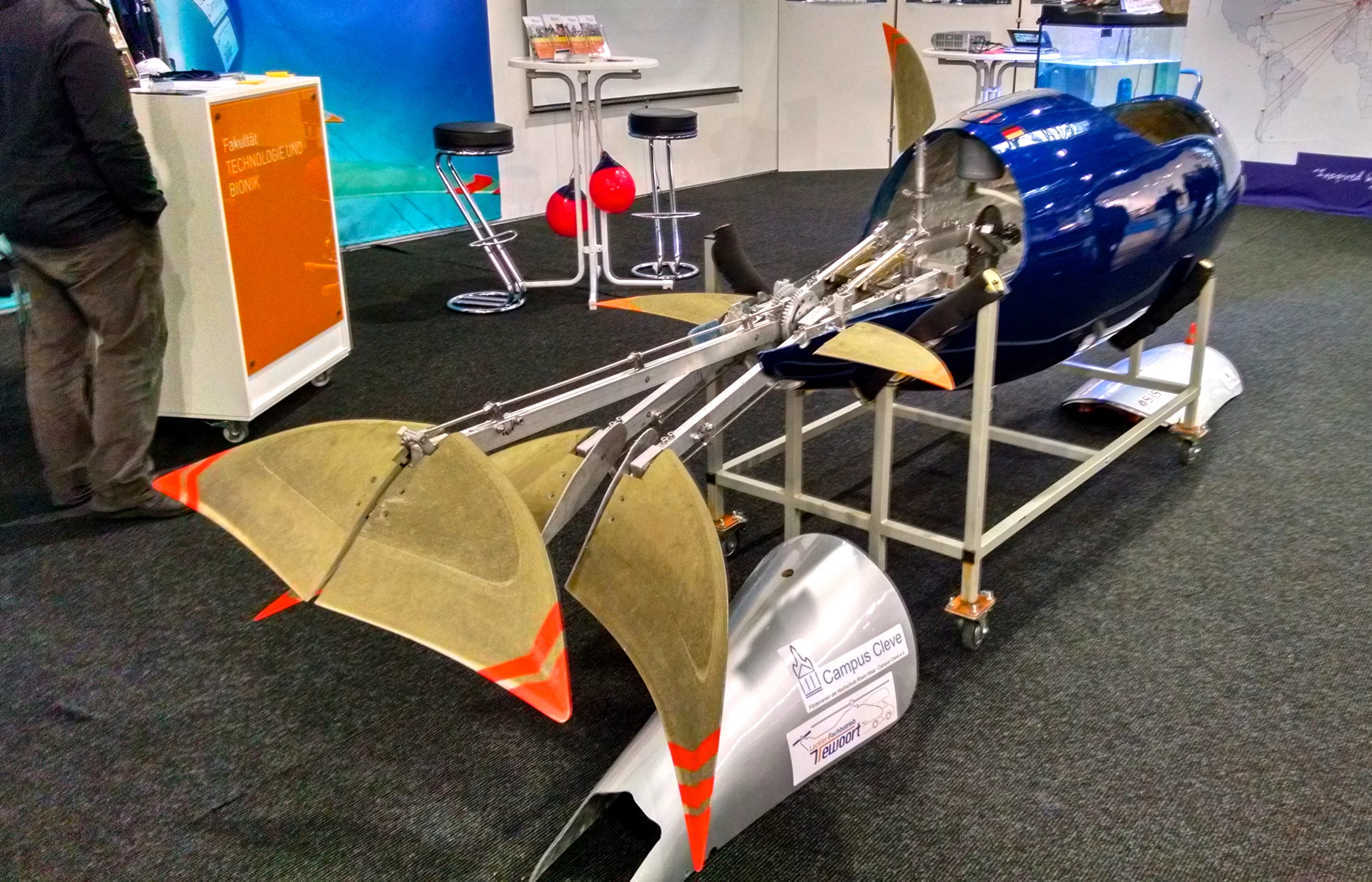 The INIA U-Boot is a student project that will battle it out in the International Submarine Races later this year (Photo: C.C. Weiss/Gizmag)