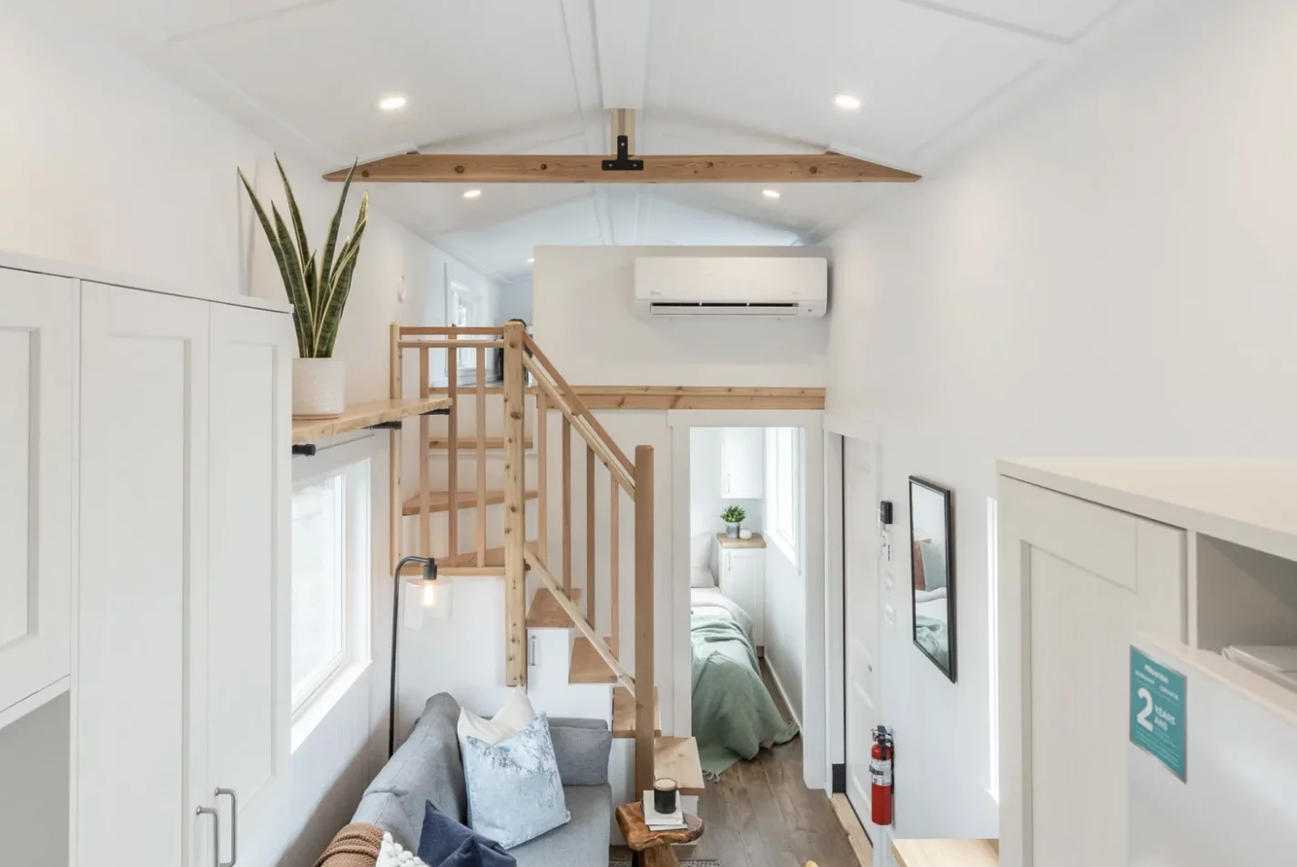 The Loft Ruby Edition's interior decor is enlivened by wooden beams