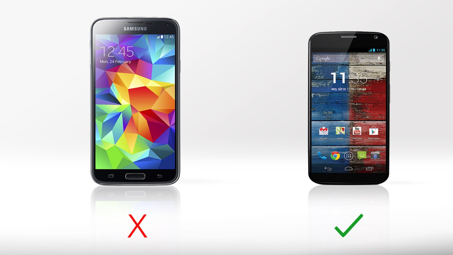Motorola's Active Display puts your most important information just a glance away