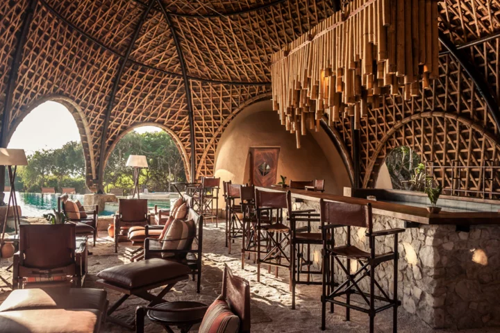 The Wild Coast Tented Lodge in Sri Lanka earned a Special prize for an Exterior in the restaurants category at the 2018 Prix Versailles World Architecture Awards