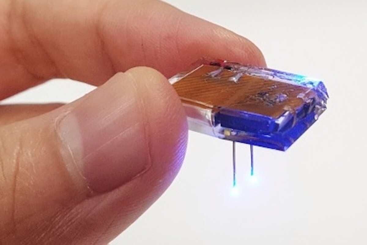 A newly developed brain implant can target neuron behavior and be recharged wirelessly