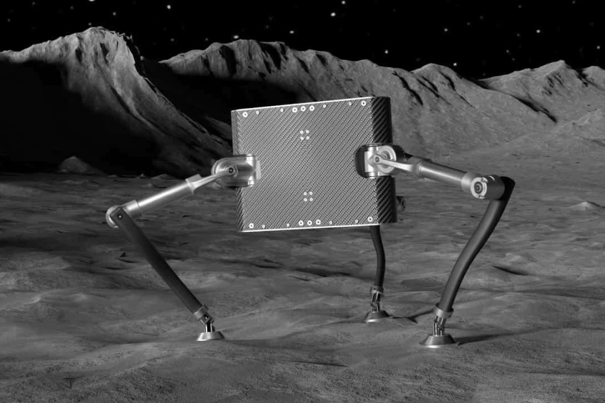 The SpaceHopper may ultimately make its way across the surface of asteroids via a series of long-distance hops