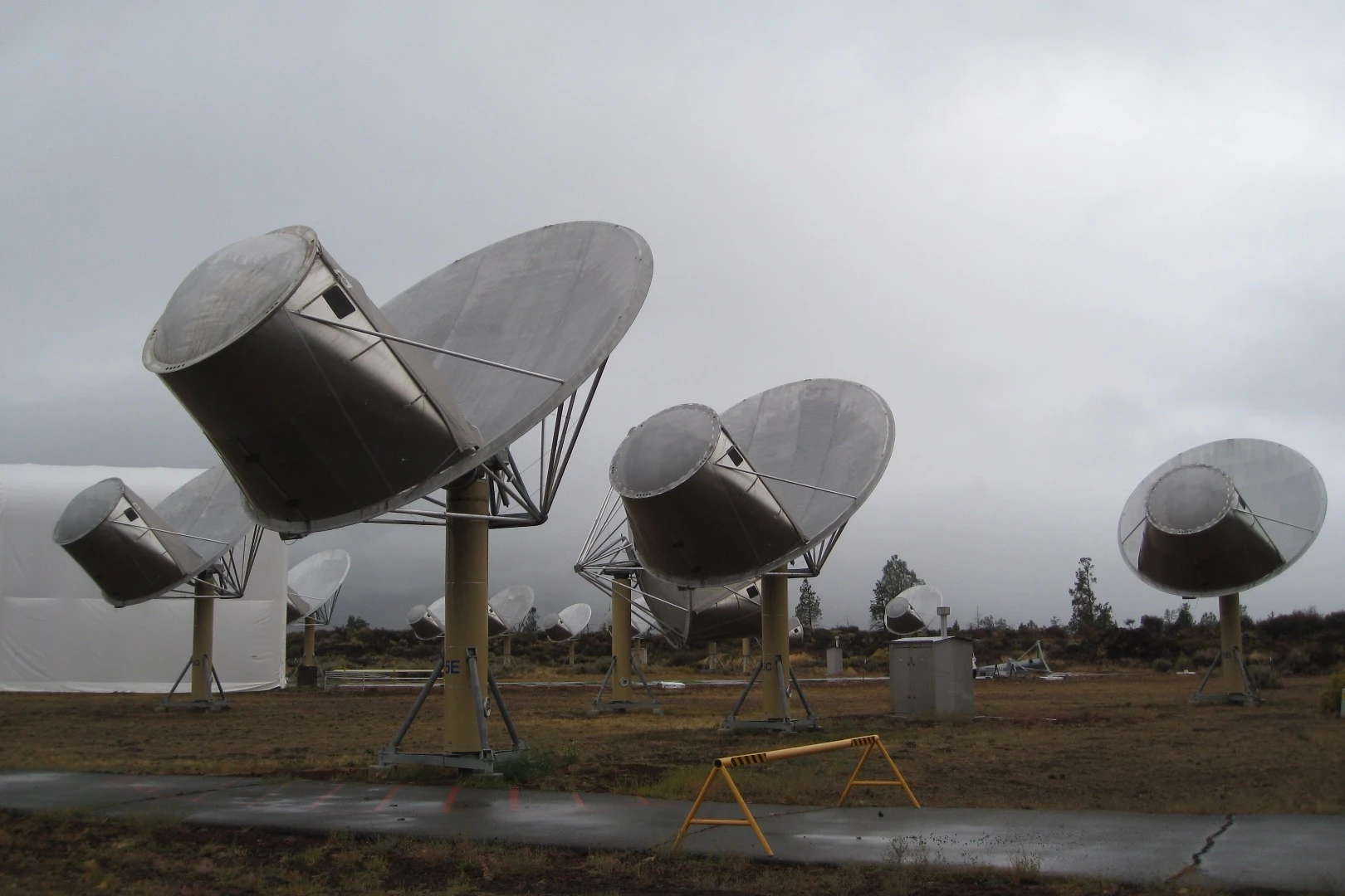 The Allen Telescope Array was built as part of the SETI effort