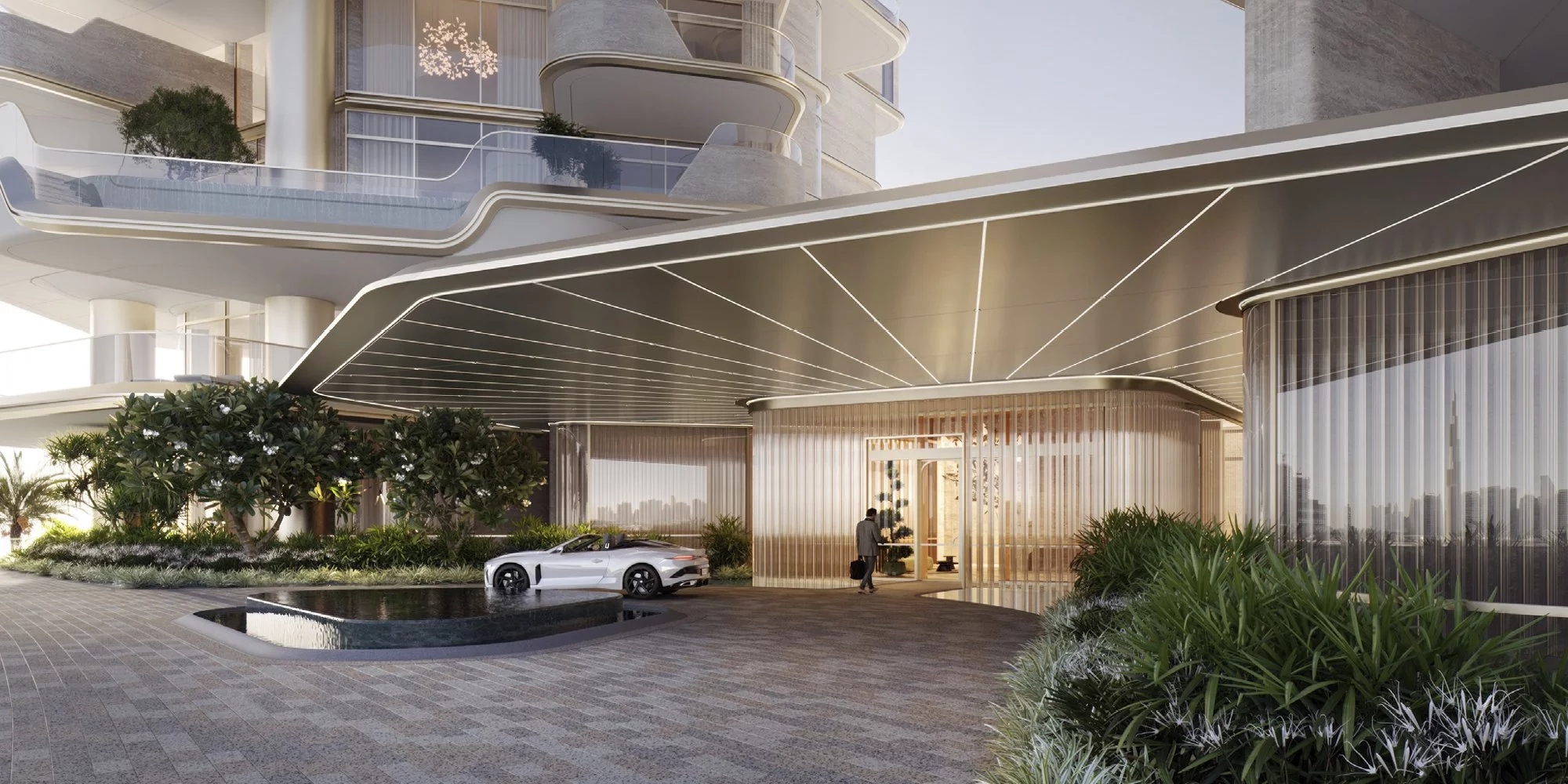 Regent Residences Dubai, Sankari Place's podium level will include landscaping and some retail space