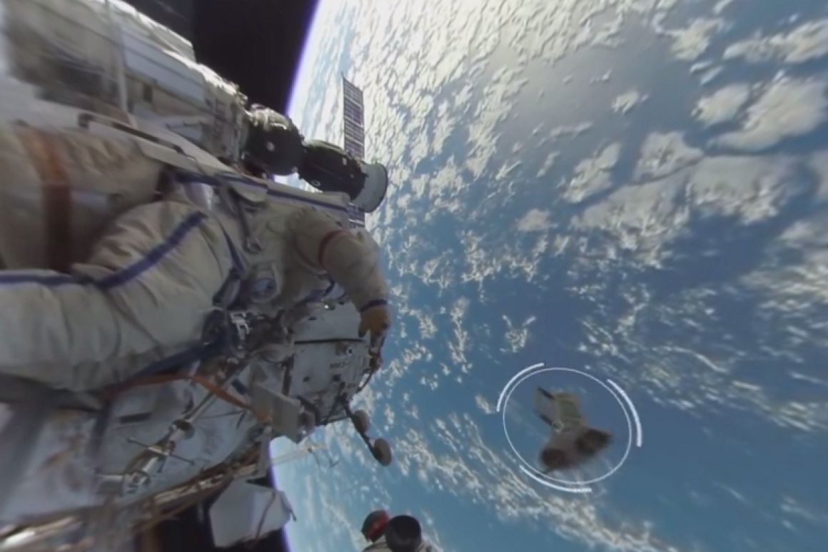 Step outside the ISS in first ever 360degree spacewalk video