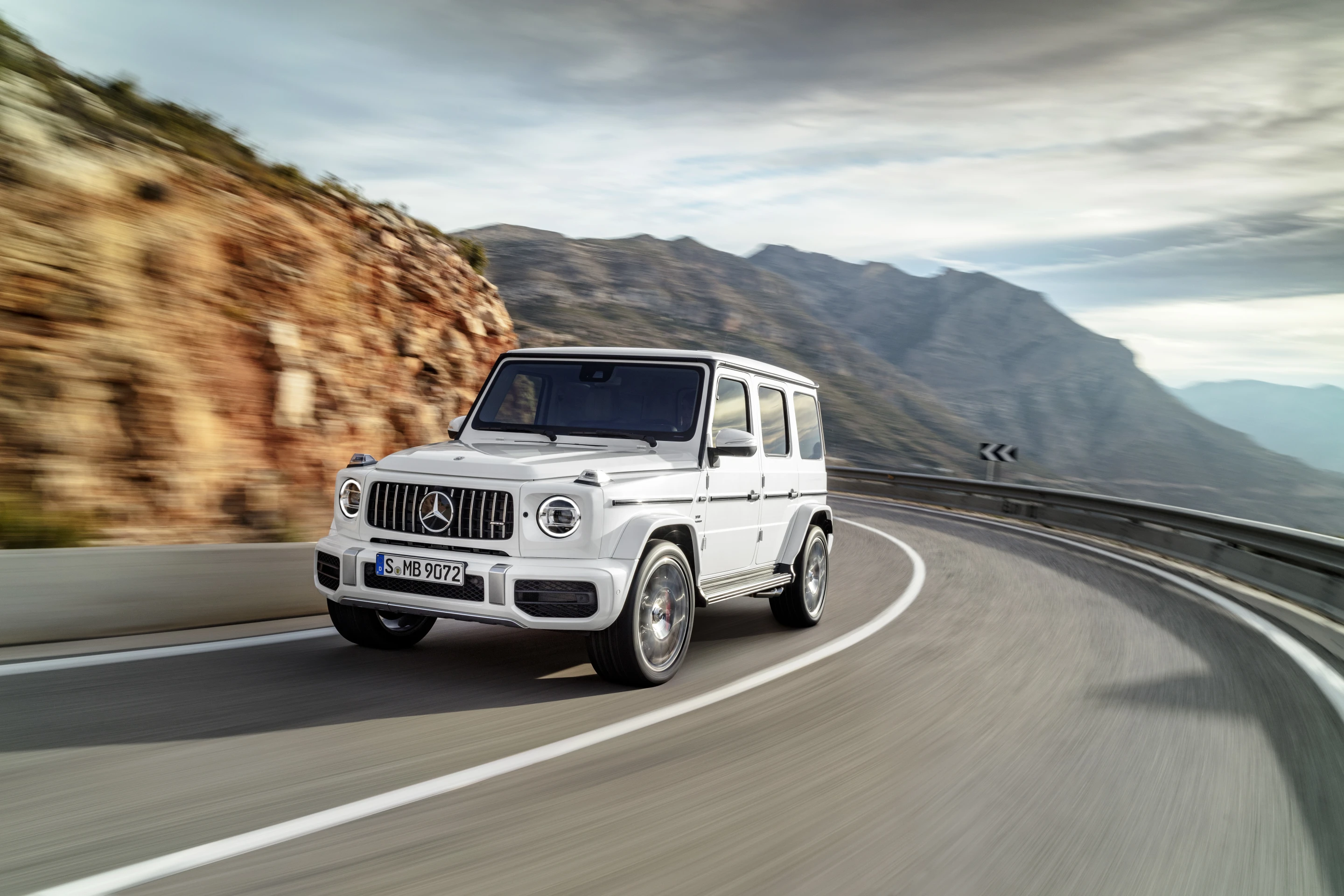 AMG added its own suspension components to improve ride control