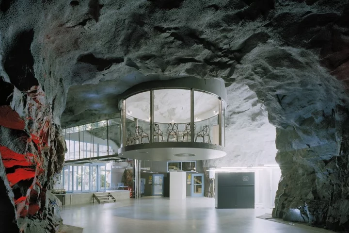 HQ for the Swedish internet server provider, Bahnhof (Image from Bahnhof)