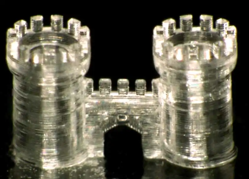 A castle created using the new technique