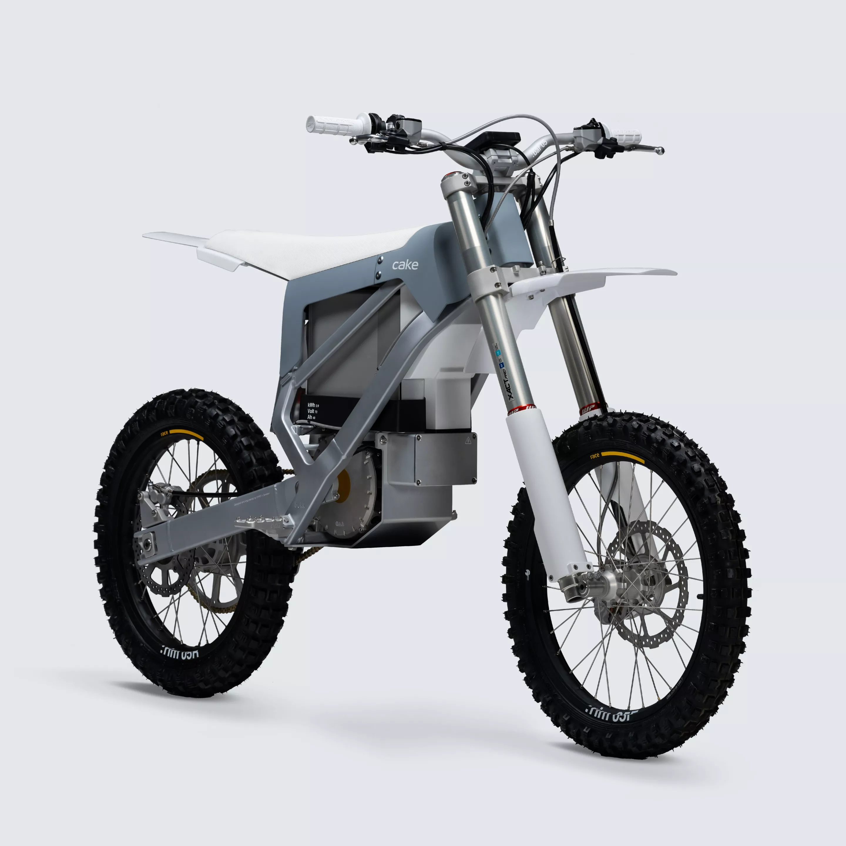 The Bukk Super Light and Power Light off-road electric motorcycles can be configured for street-legal riding