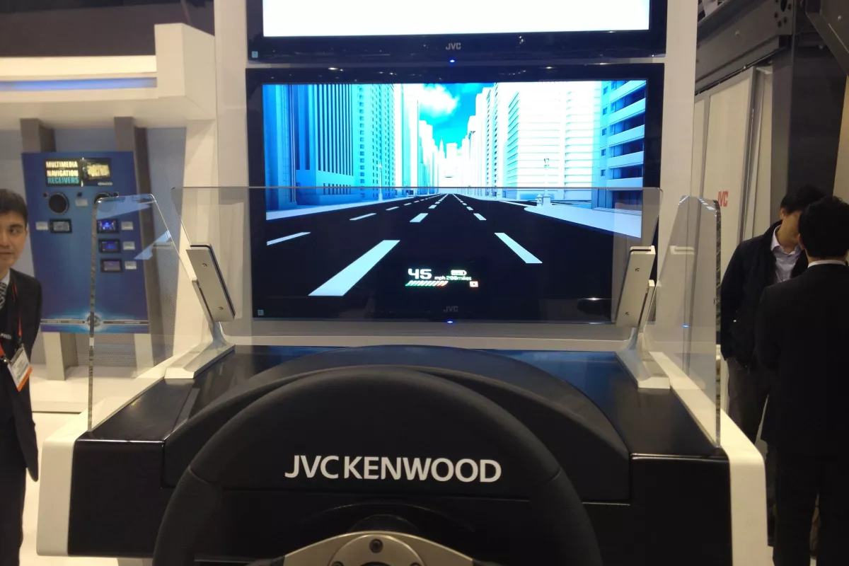 The HUD prototype at CES