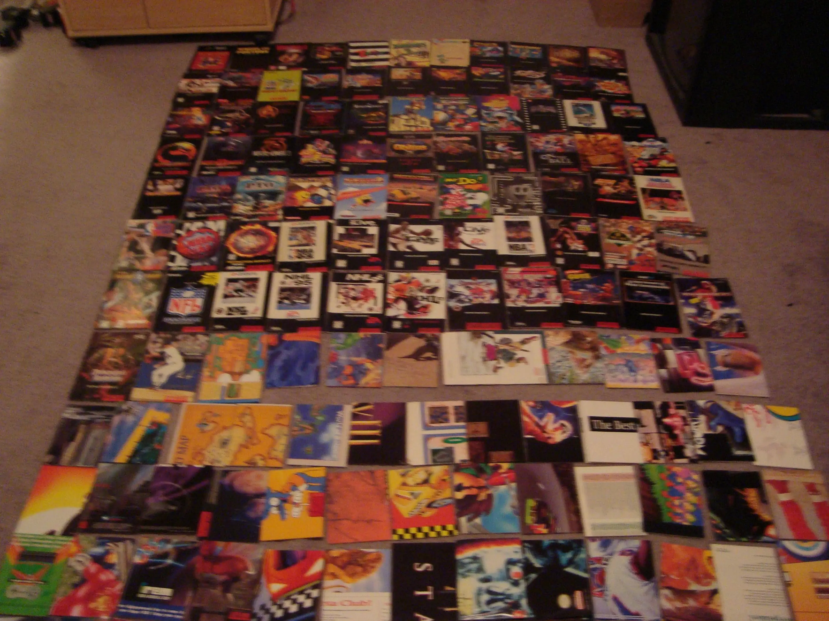 Boxes covering every available inch of floor