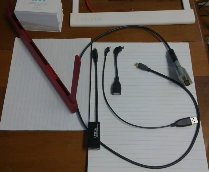 Livi has committed to supplying the unit with micro-HDMI, MHL and short HDMI (for iPhone) cables