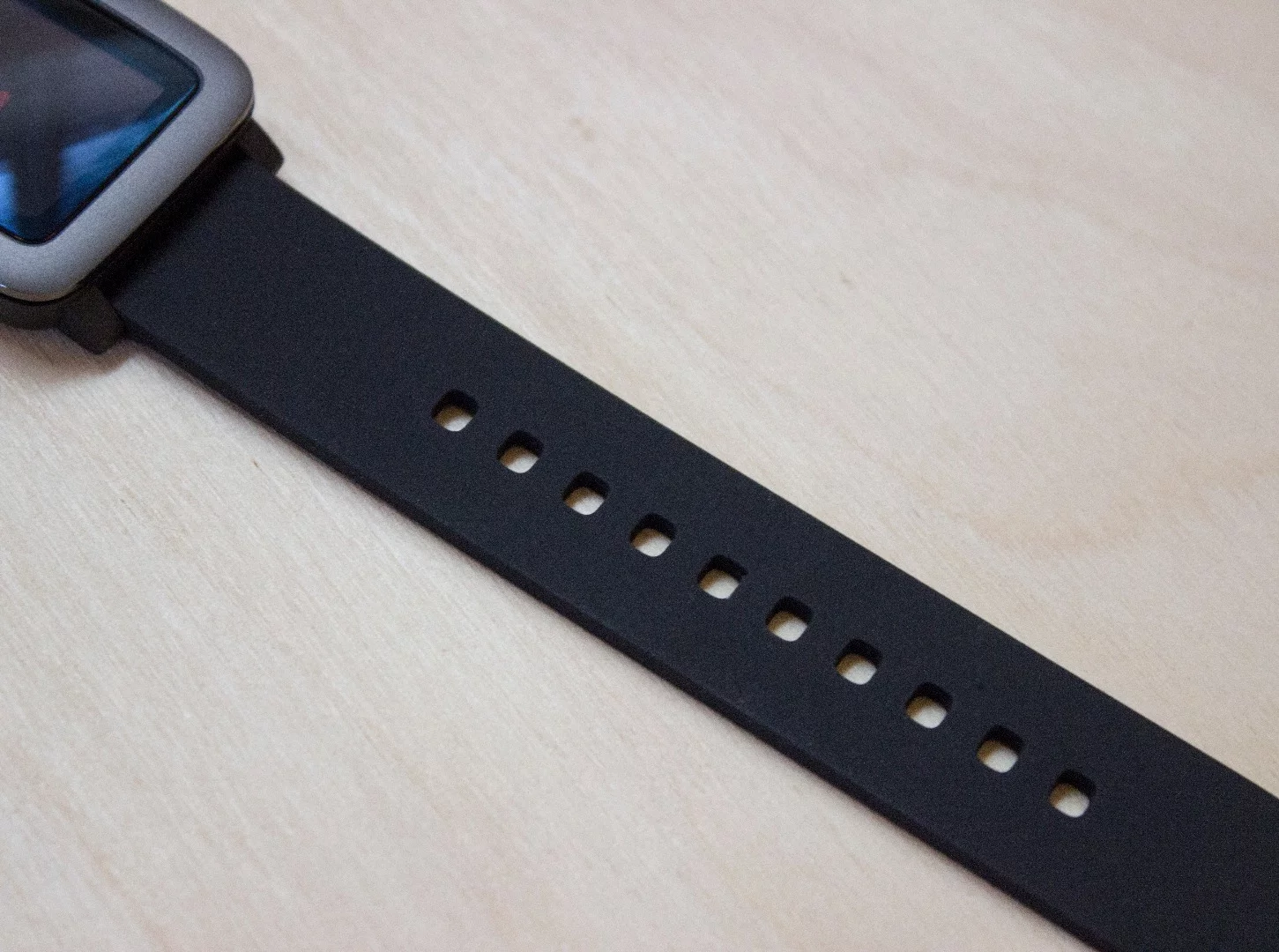 The default band is perfectly functional, but feels flimsy and cheap