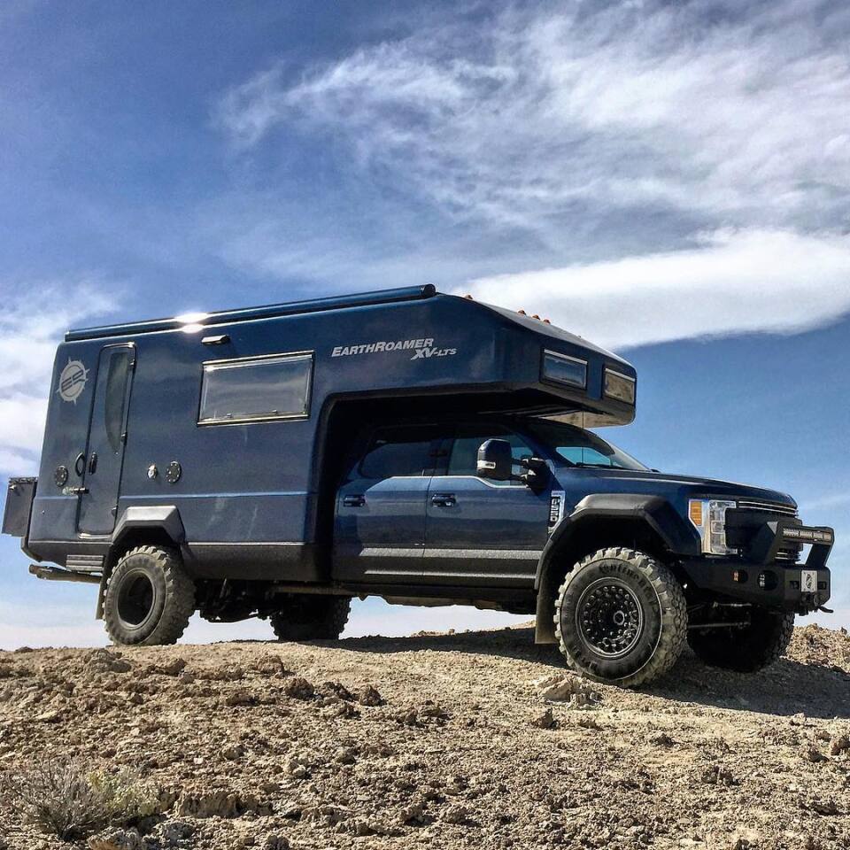 The 2017 EarthRoamer XV-LTS in its element