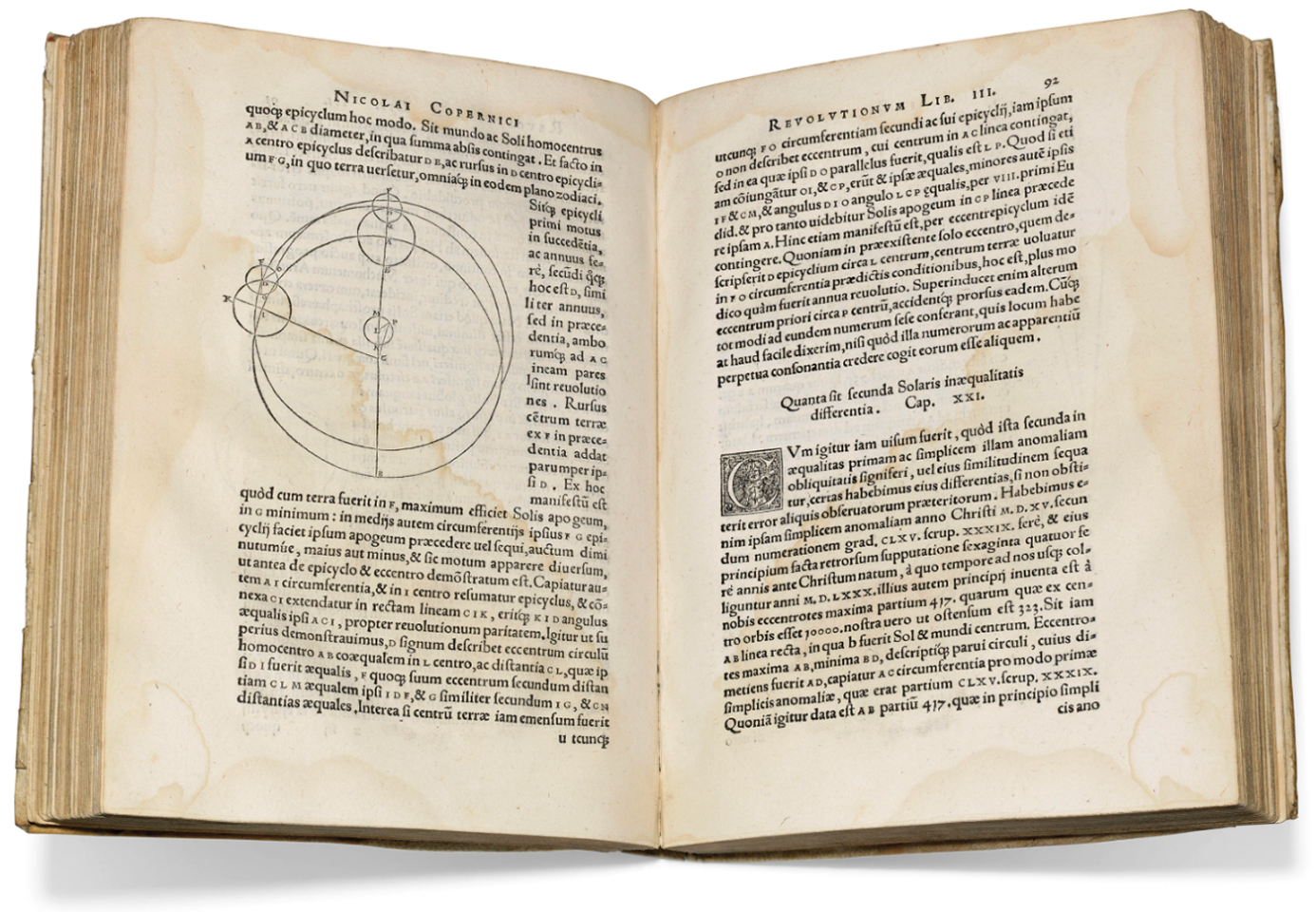 De revolutionibus orbium coelestium by Nicolaus Copernicus (1543) | Auction Description | Estimate: $633,000 to $886,200 | Auction Date: July 10, 2019