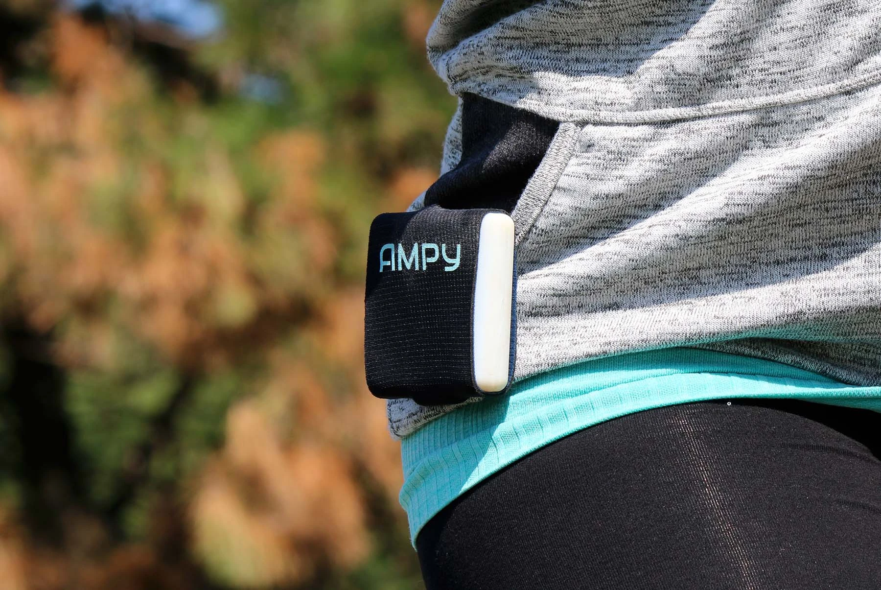 A wearable sleeve comes with Ampy's optional accessory pack