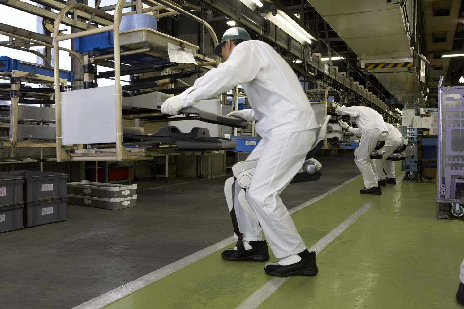 Honda is already using its exoskeletons in its factories to assist and protect its human capital (workers) by reducing heavy lifting and repetitive strain.