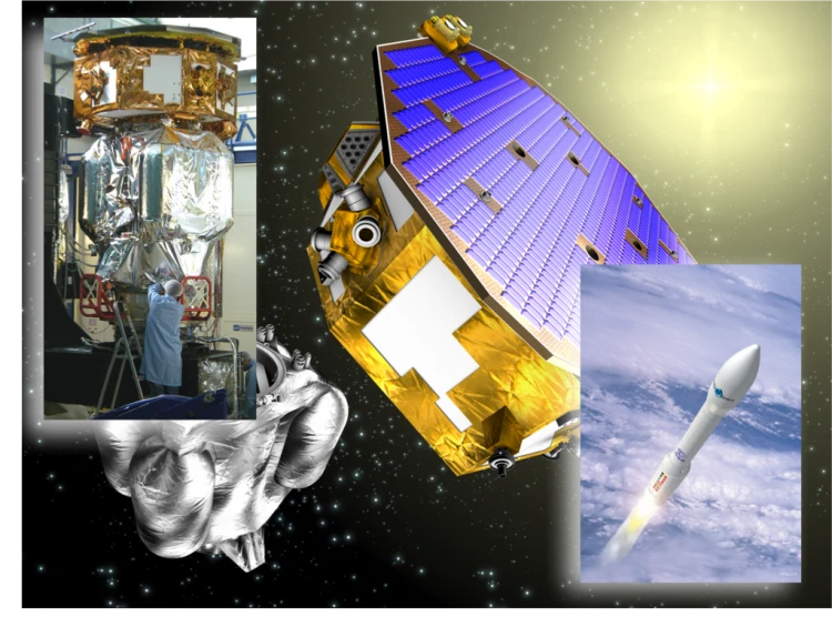 Lisa Pathfinder and the propulsion module (Image: ESA)