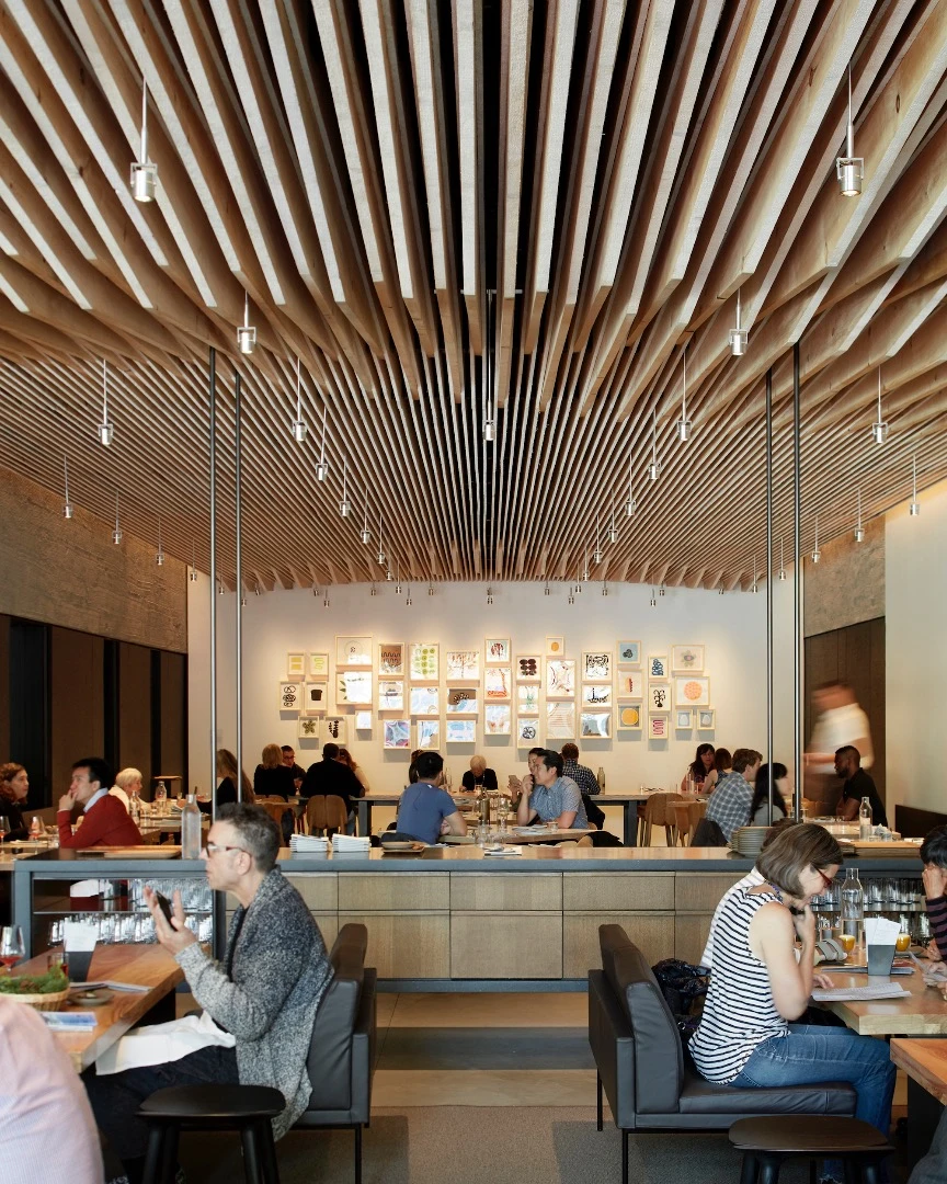 According to AIA, the In Situ restaurant sees art, design, food and community intersect