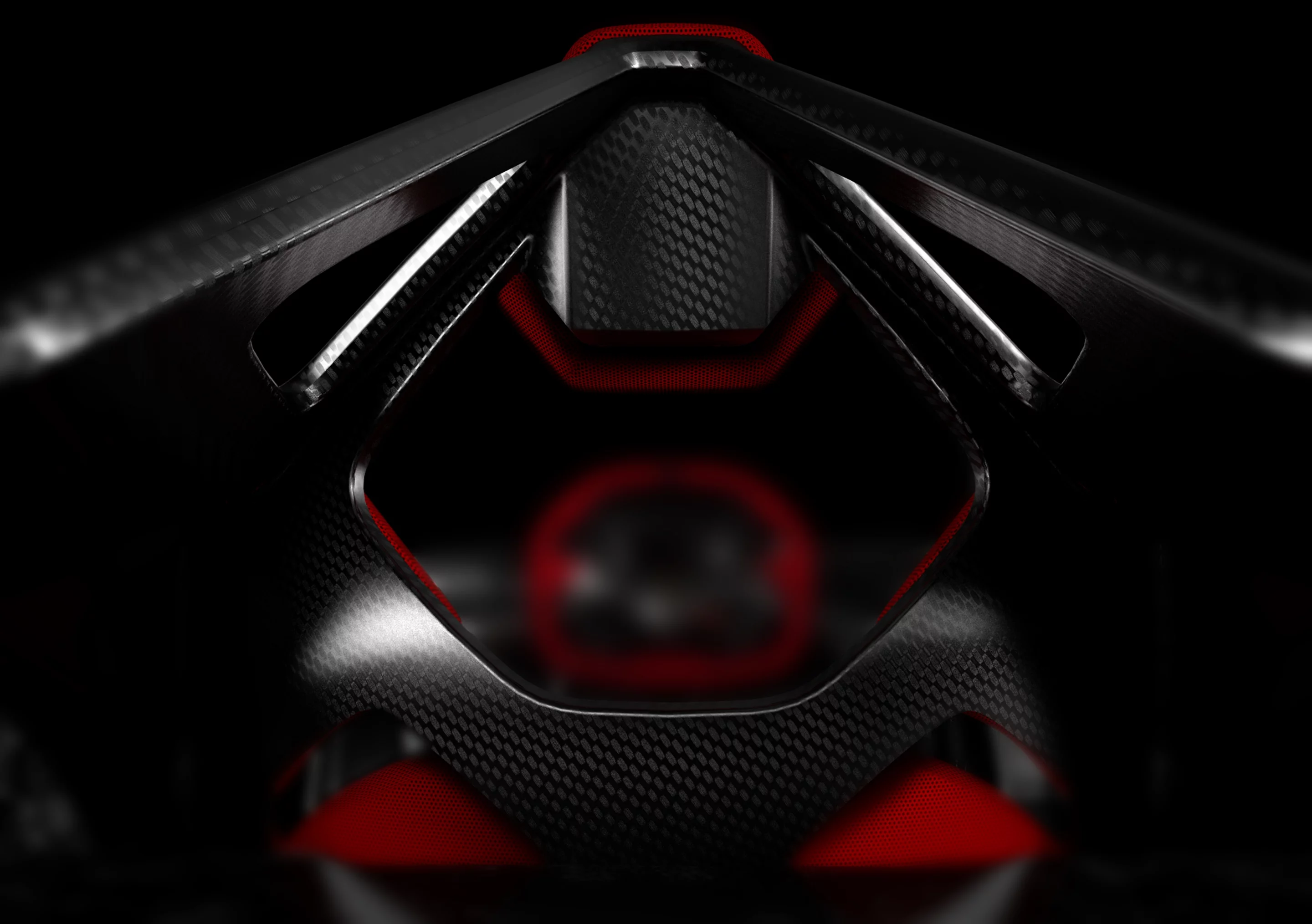 Carbon-fiber aplenty on the Lamborghini Sesto Elemento