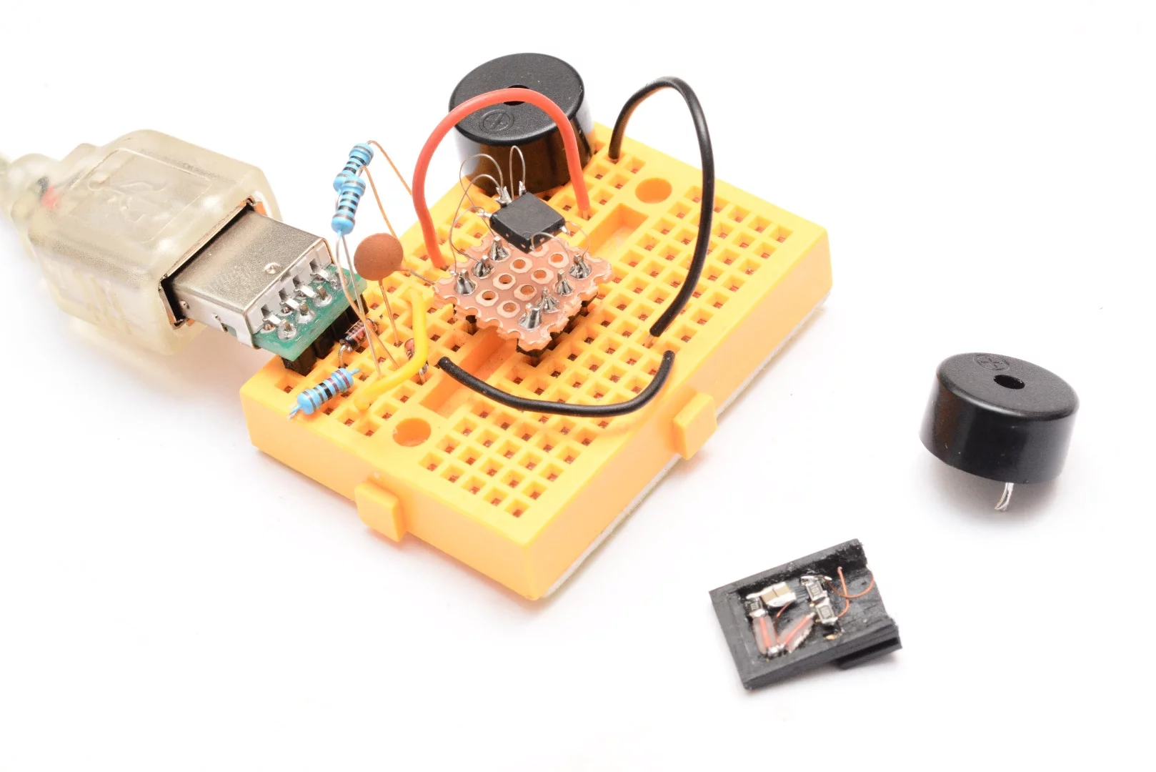 Breadboarding and testing the circuit