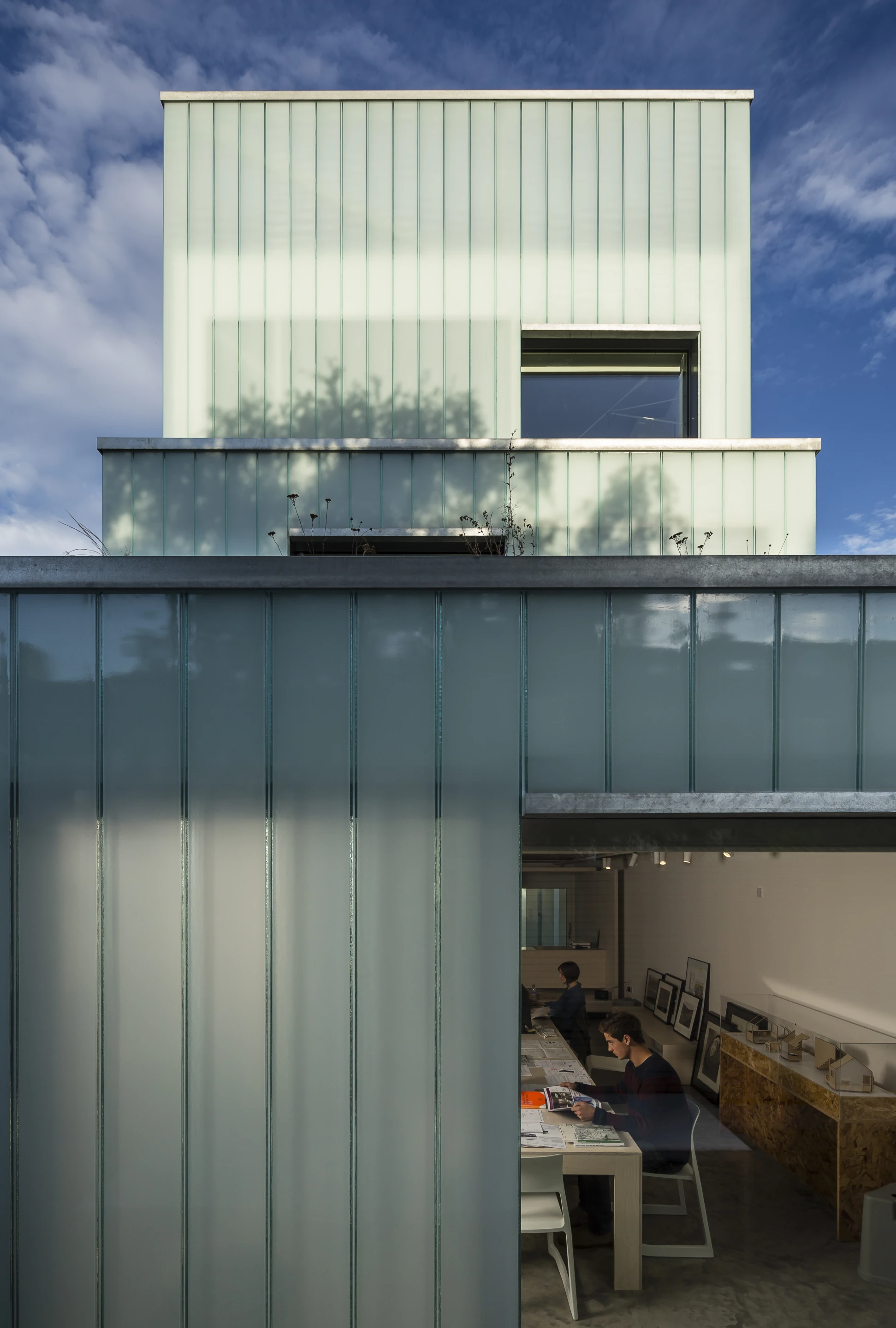 Slip House is built on a former brownfield site
