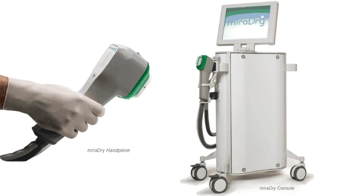 miraDry is a long-lasting solution designed to combat excessive underarm sweat