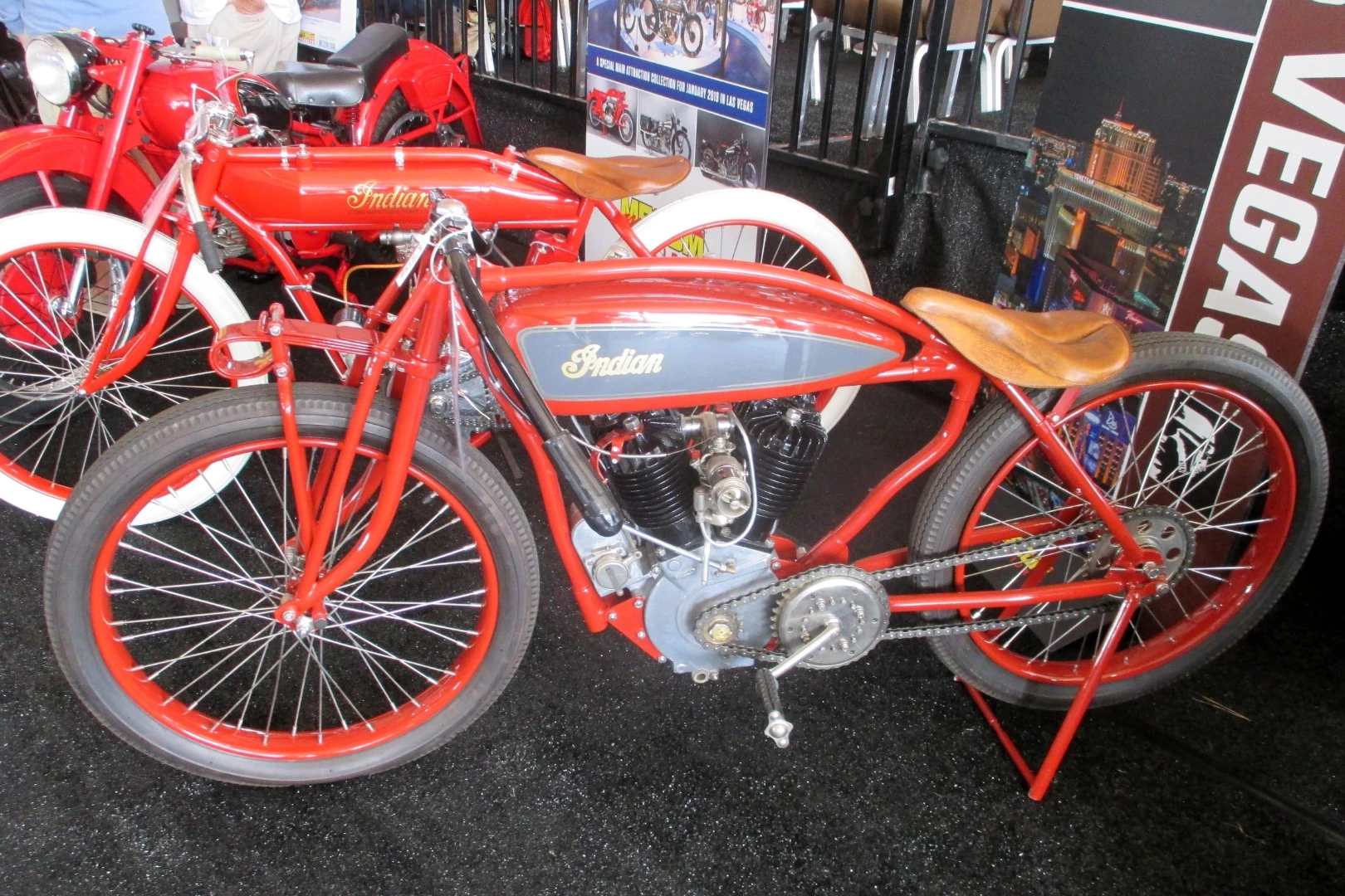 1917 Indian Daytona Board Tracker Price: $110,000 ($100,000 hammer price plus 10% buyers premium)Estimate: $75,000 - $100,000Auctioneer: Mecum | Lot S198 | Auction Description