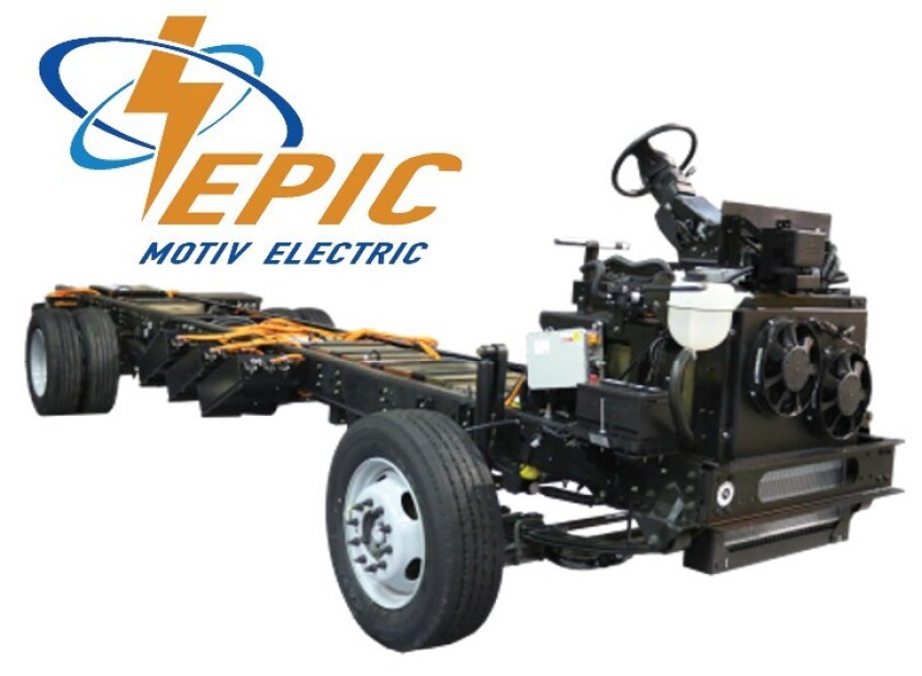 Motiv Power Systems revealed its Ford-based EPIC chassis at the Work Truck Show in March
