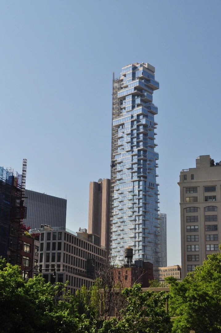 56 Leonard Street, also by Herzog & de Meuron, has been nicknamed Jenga Tower due to its cantilevered balconies
