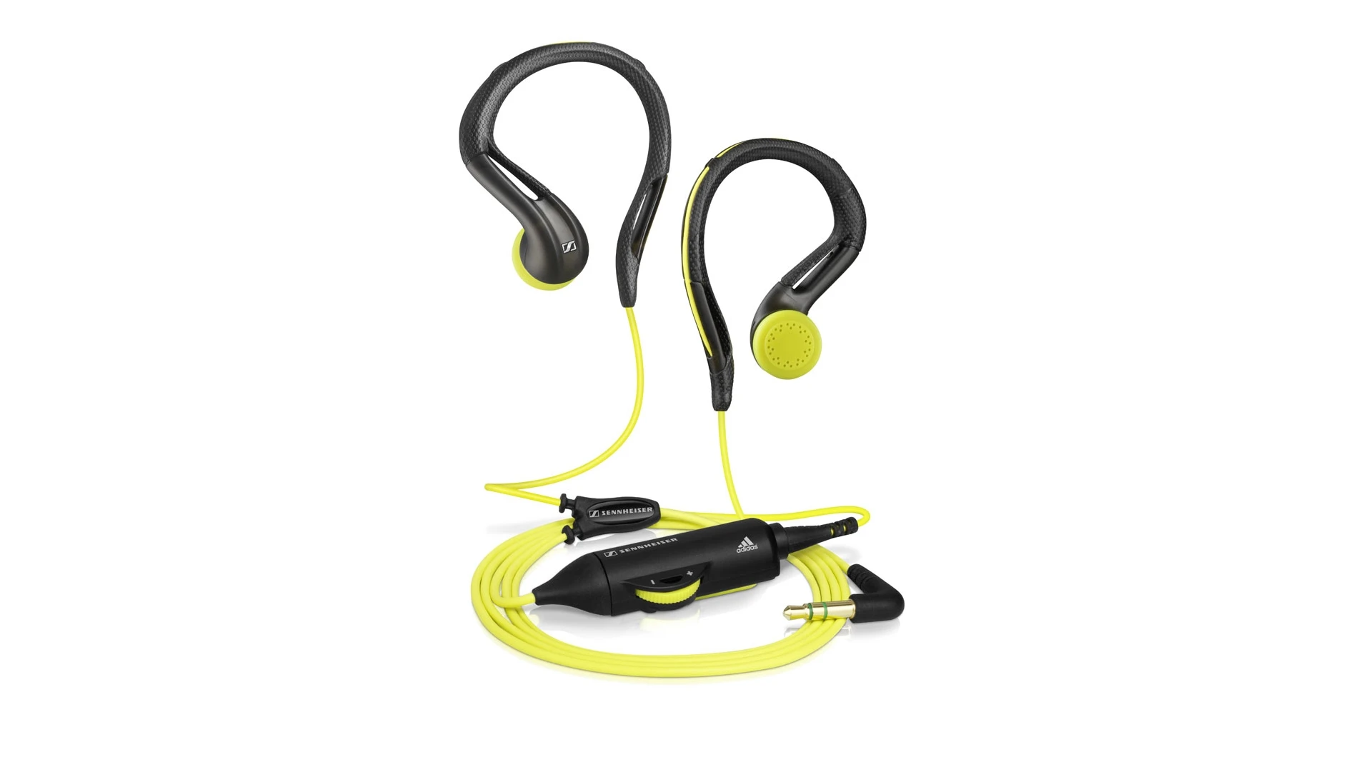 Sennheiser/Adidas OMX 680 Sports clip-on over-ear style headphones with cable/volume control