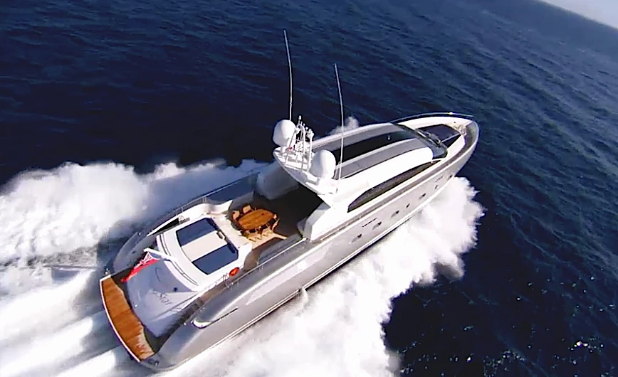 TWO DECK & OPEN SEMI-DISPLACEMENT OR PLANING MOTOR YACHTS winner Shooting Star