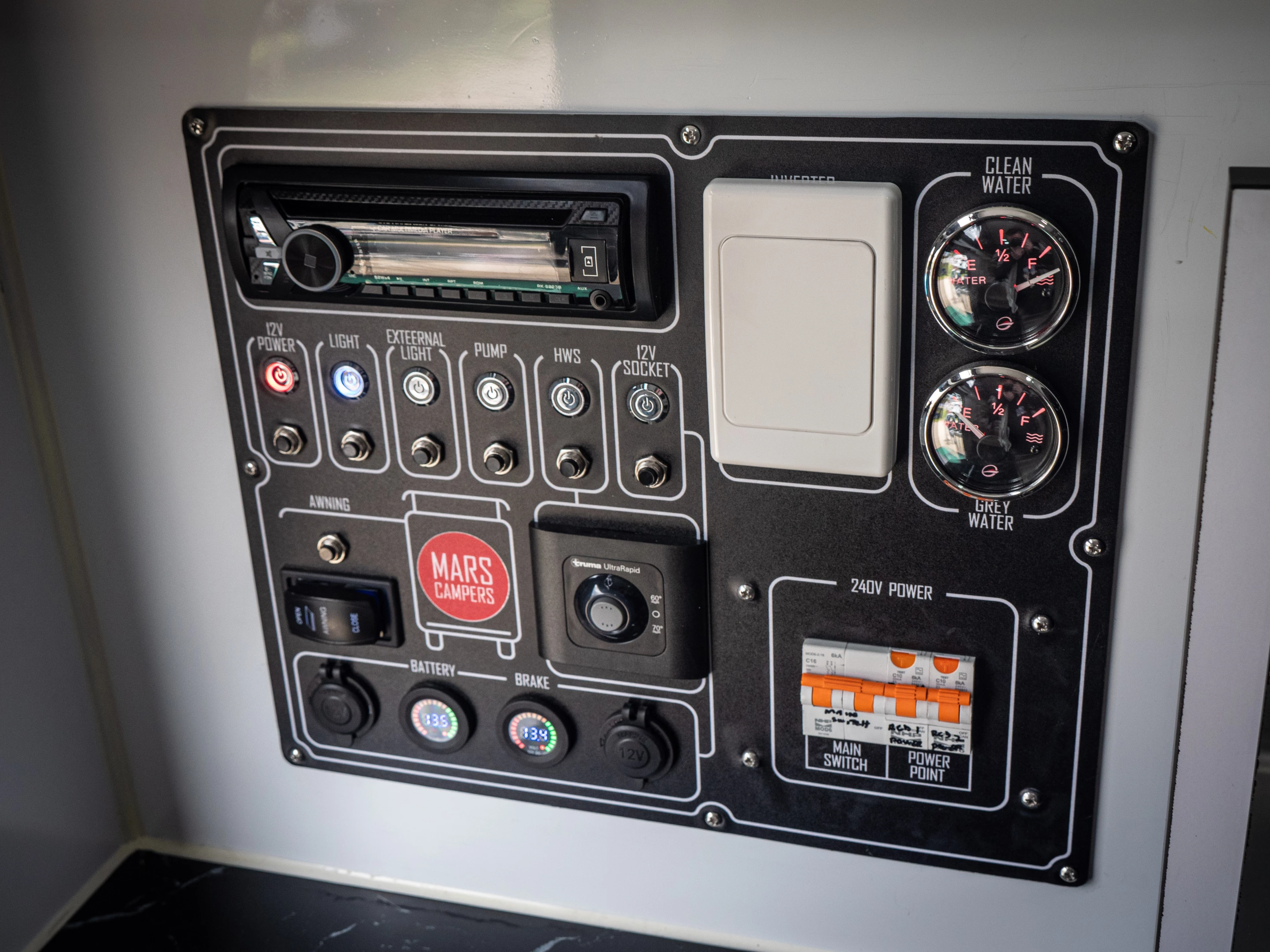 Mars Saturn 13 control panel
