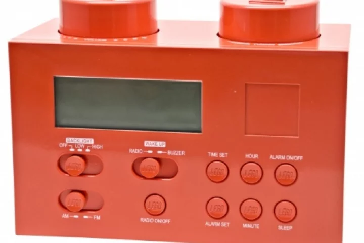 The Lego alarm clock is a part of a range of Lego electronics for kidsSource: Digital Blue
