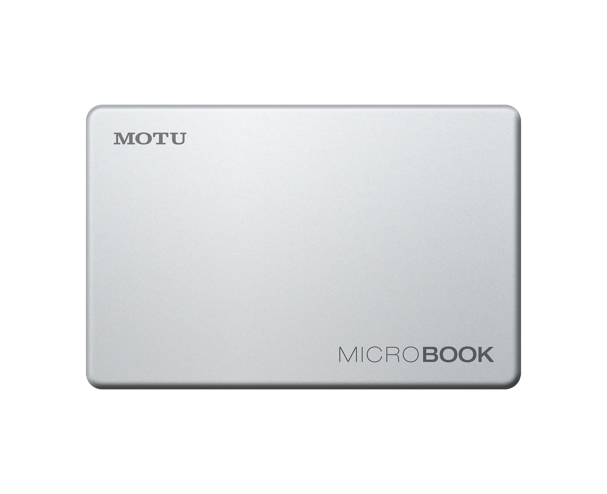 The MicroBook from MOTU brings professional level studio recording capabilities to a Mac or PC computer
