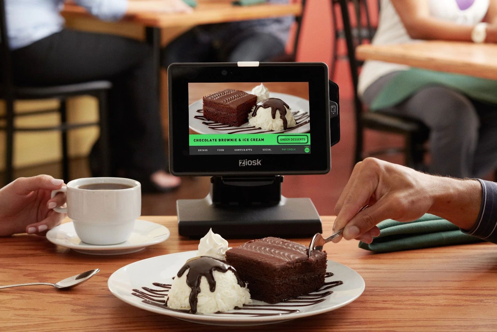 Ziosk: A boost in dessert sales has been an unexpected discovery