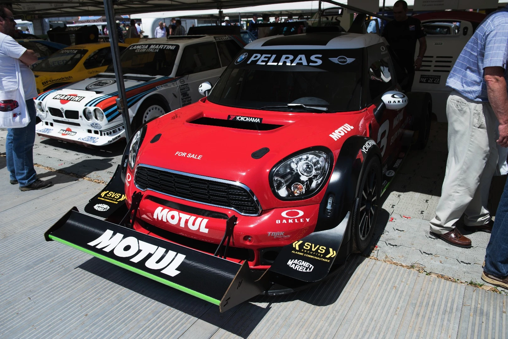 With almost as much wing as a 787, the tiny Mitjet Pikes Peak Mini of French ice racing ace Jean Phillipe Dayraut was second quickest up the hill with a time of 45.51 seconds