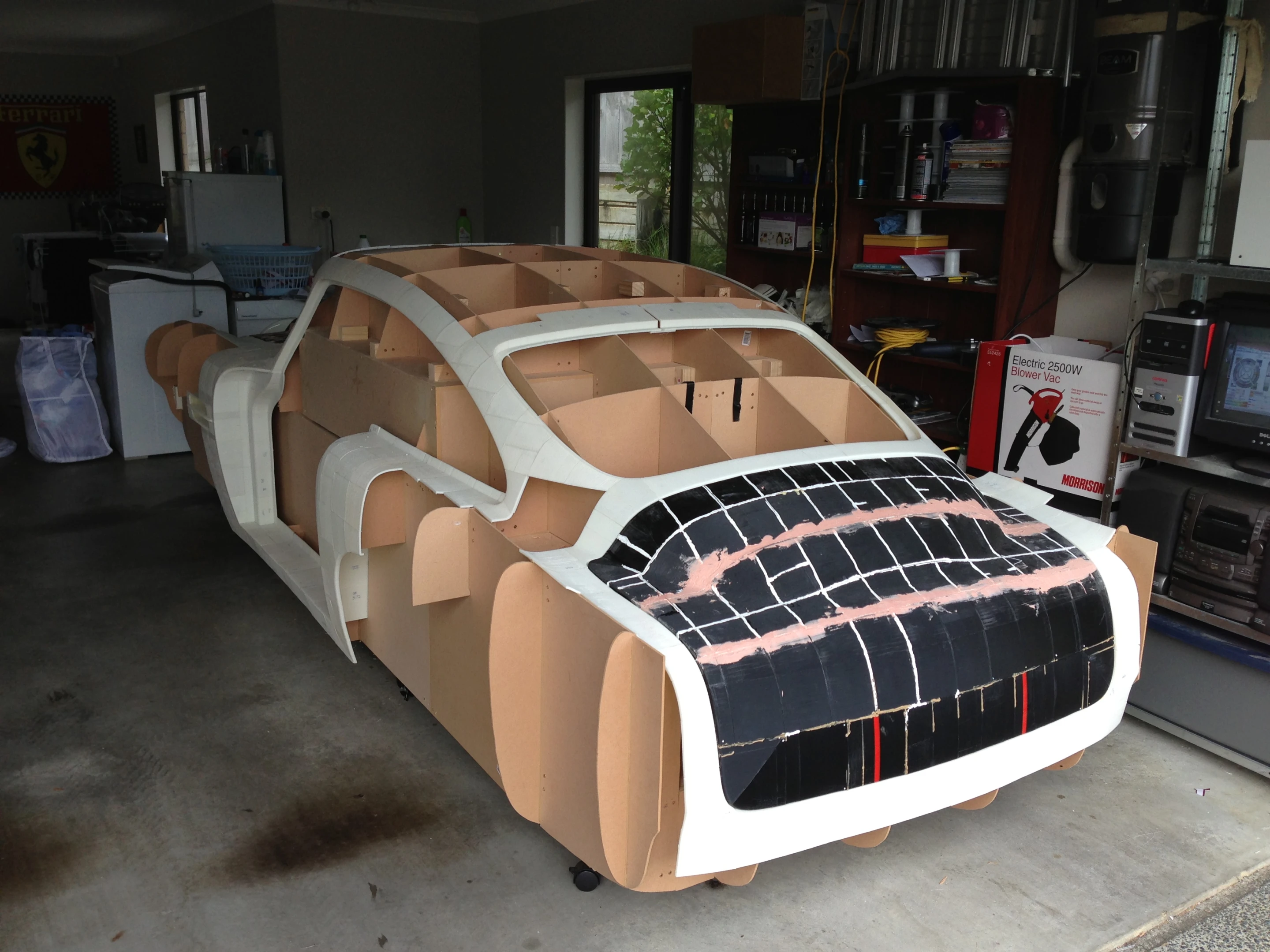 Approximately 13.42 sq m of material has been printed to date, out of a total 18.5 sq m needed to finish the DB4 (Photo: Ivan Sentch)