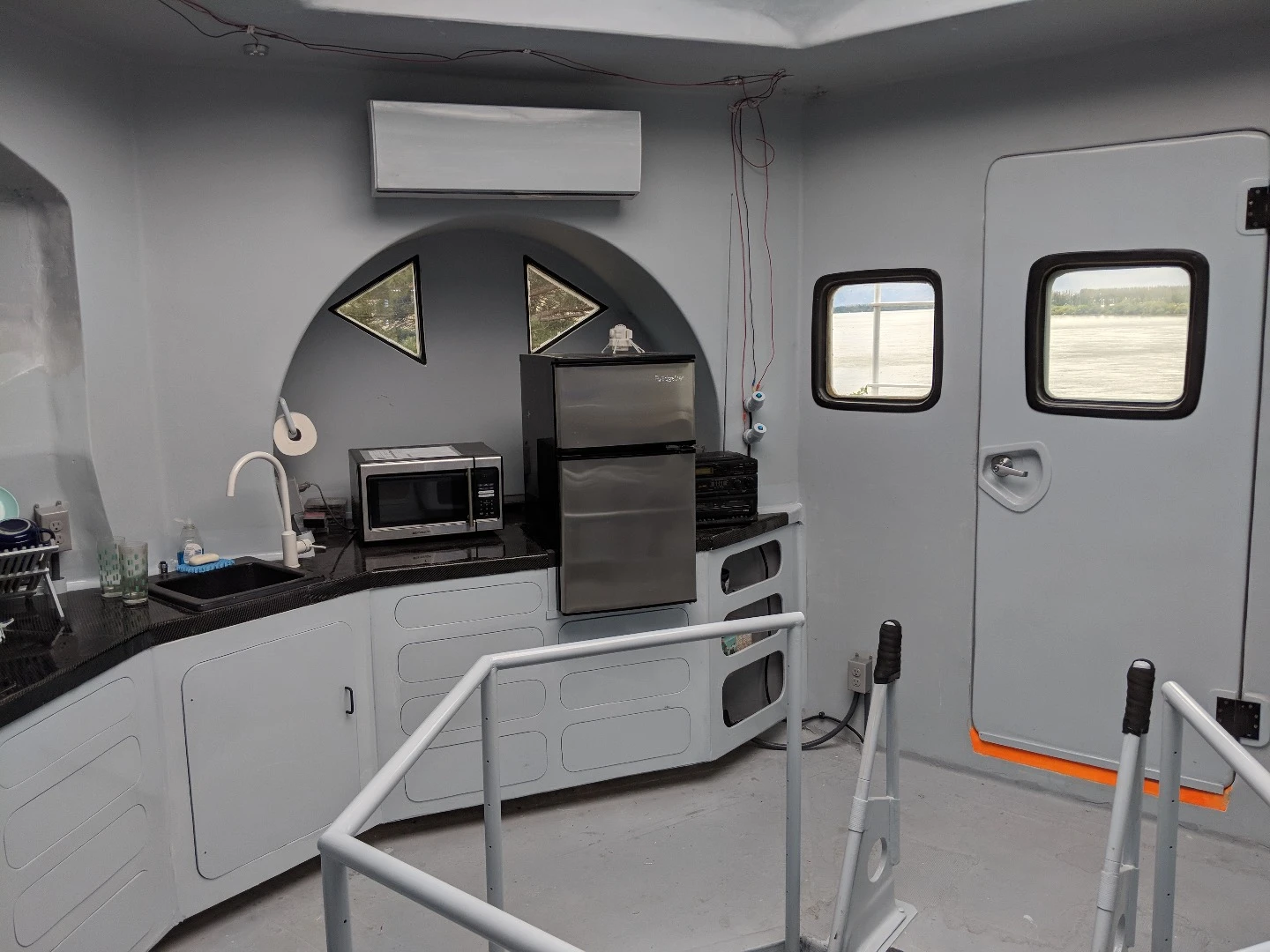 The Lunar Lander's kitchenette
