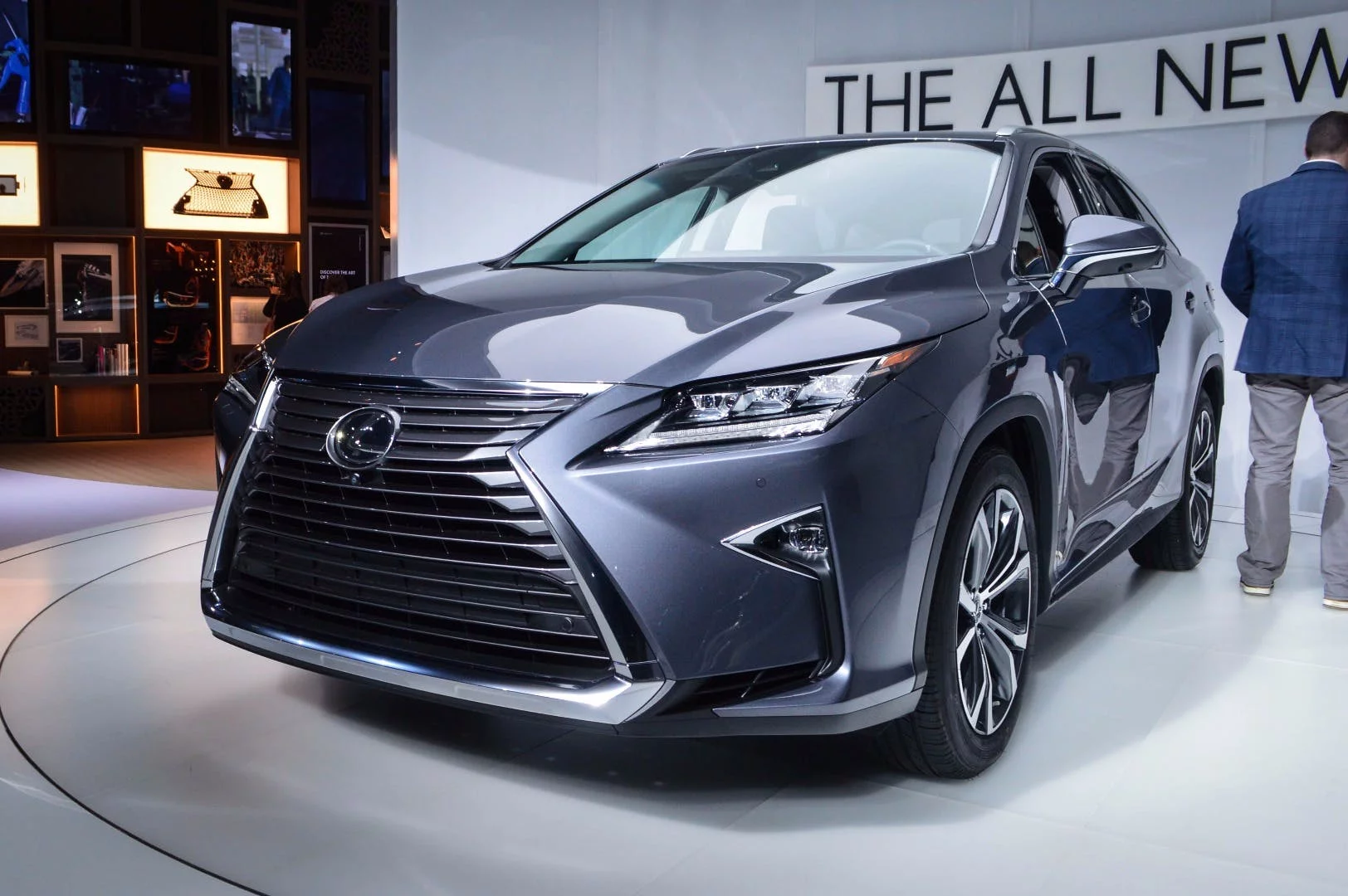 While the Lexus LX 570 loses a row in LA, the RX gains a third row